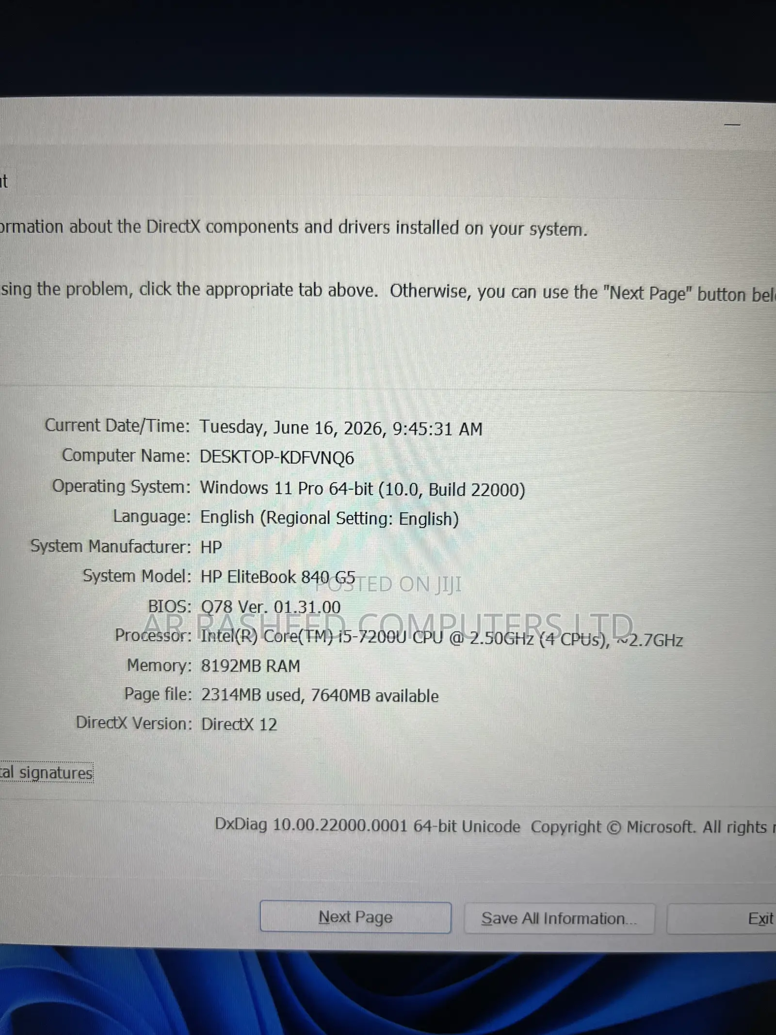 Laptop HP EliteBook 840 G5 8GB Intel Core i5 SSD 256GB