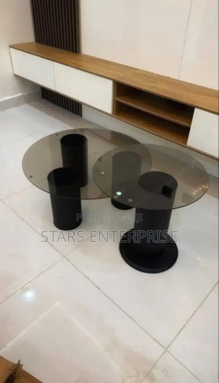 Center Table / Glass Top Table.