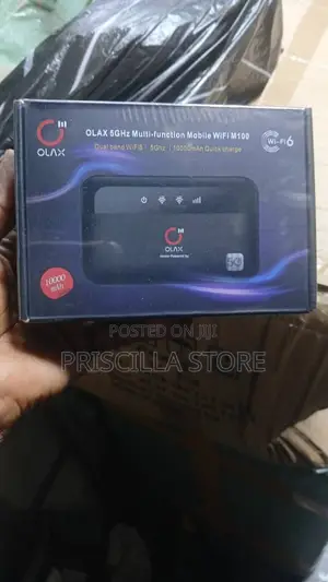 Olax 4G LTE Mifi With WiFi 6 and 10,000mAh Battery