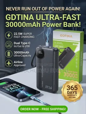 GDTINA Fast Charging 30000mAh Powerbank
