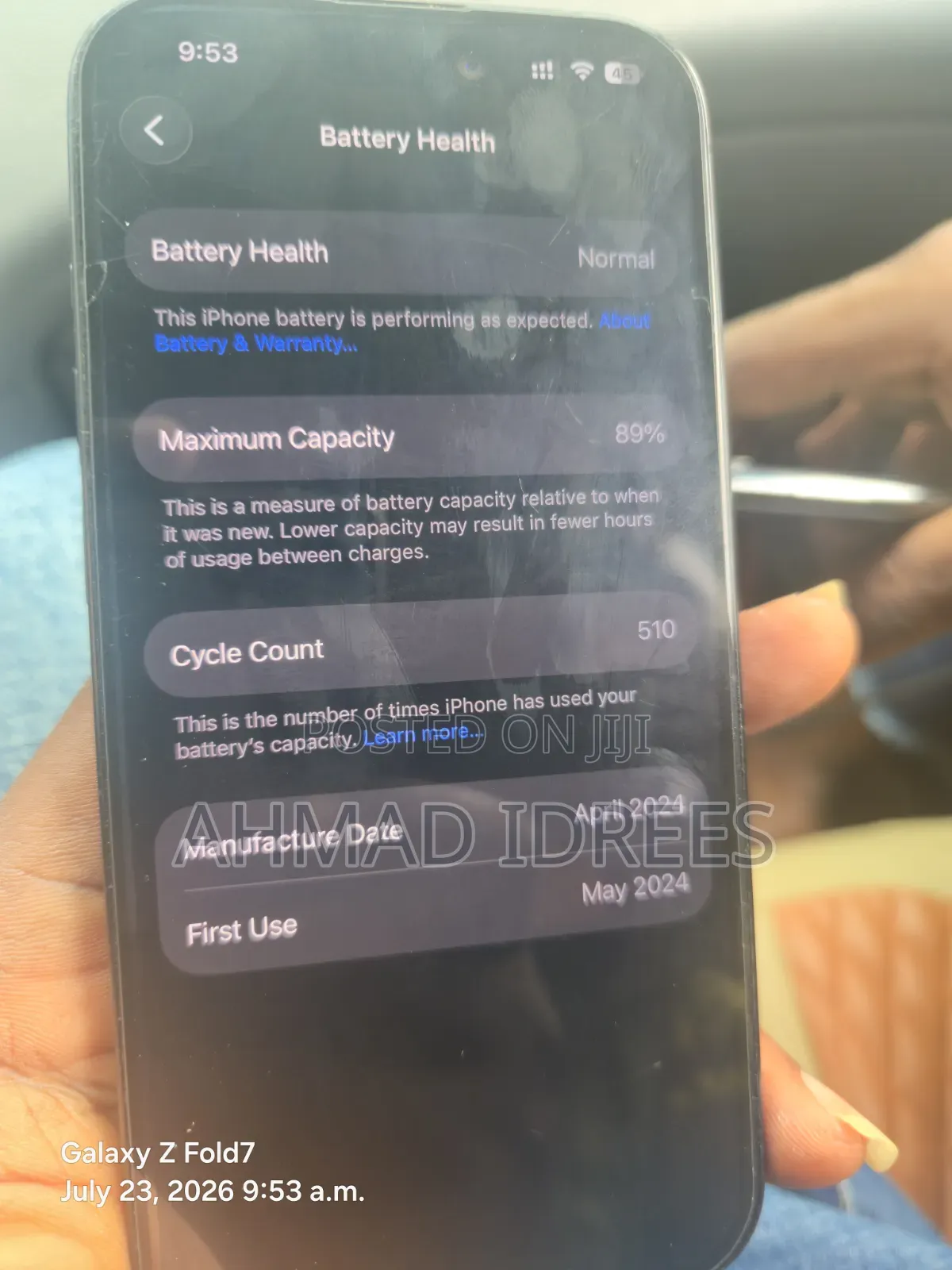 Apple iPhone 15 Pro 256 GB Blue