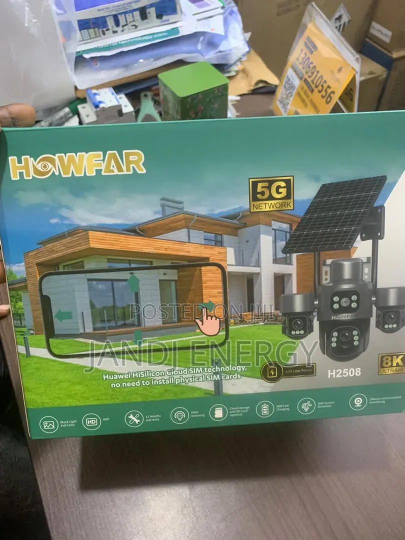 4 Lens Ultra Hd 5g Network Solar Camera