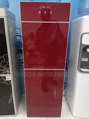 CWAY 2 Tap Water Dispenser With Fridge-Hd-1258d
