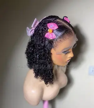 Kid Frontal Pixie Curls