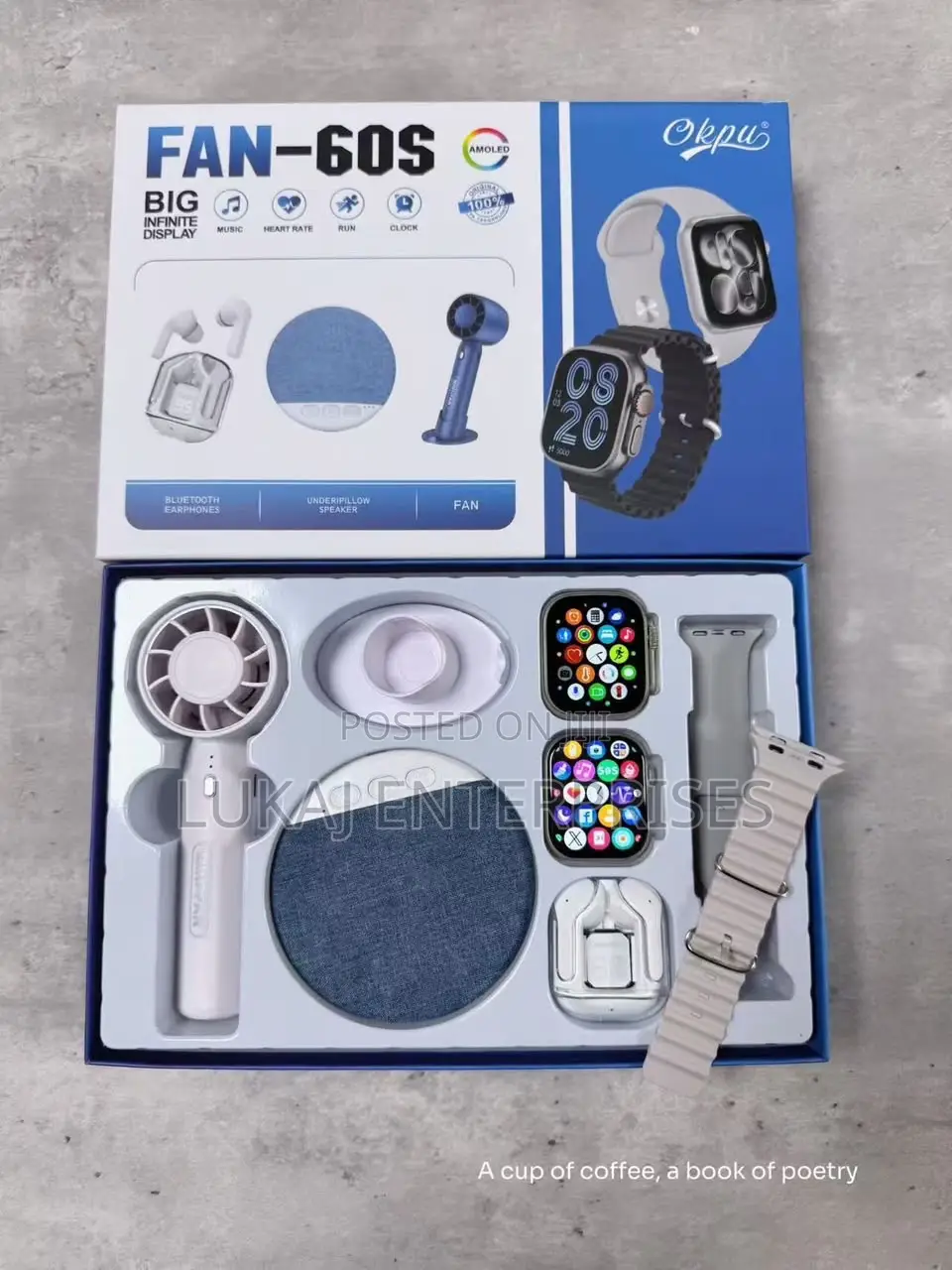 2smartwatch With Fan Set