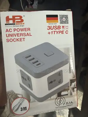 805 Universal Extension Socket (2-Way Multi-Plug Extension)