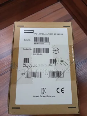 New Hpe 1.92tb Sata Ri SFF Sc Ds SSD (P06198-B21)