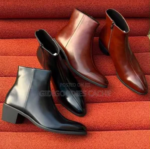 FDCP Men's Pointed-Toe Ankle Shoes Size 40-46