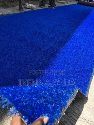 25mm Blue Artificial Grass Carpet