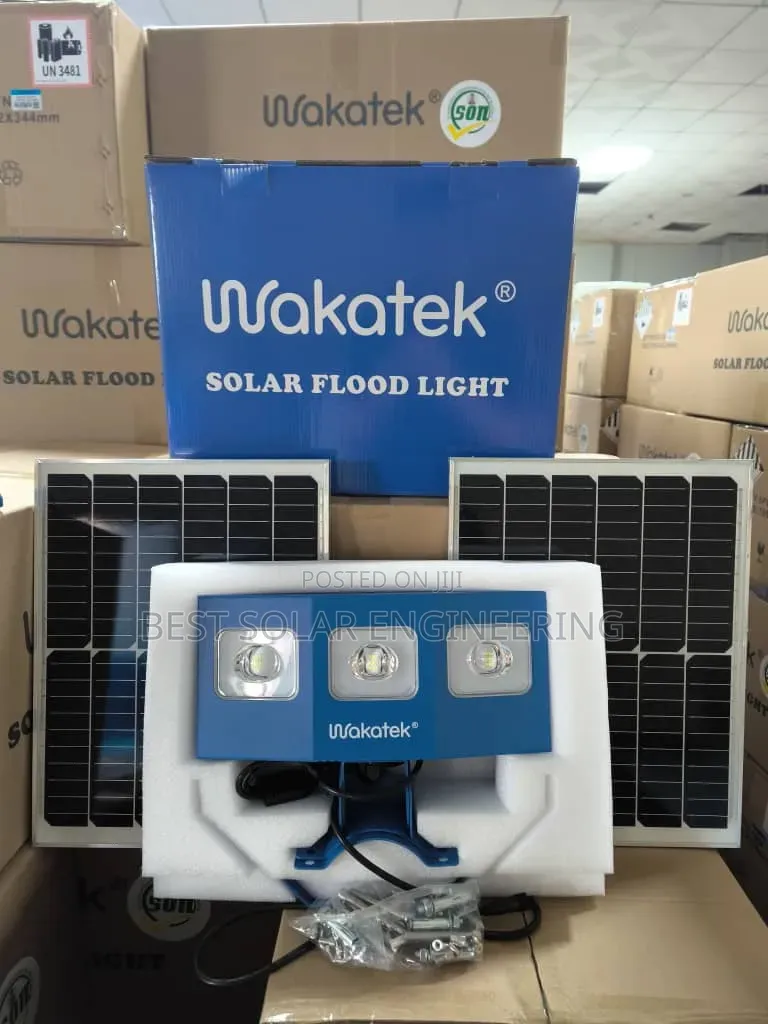 300w Wakatek Solar Flood Light