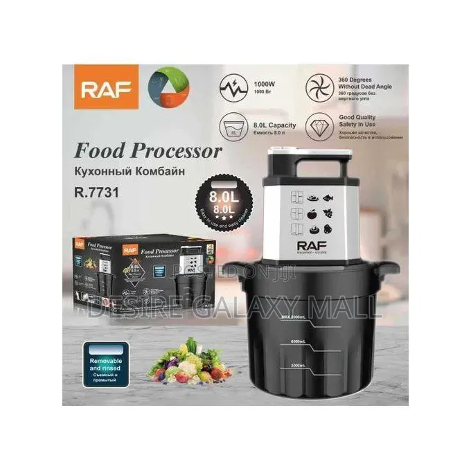 Exclusive Quality RAF 6L Multi-Purpose Food Processor Yam Pounder
