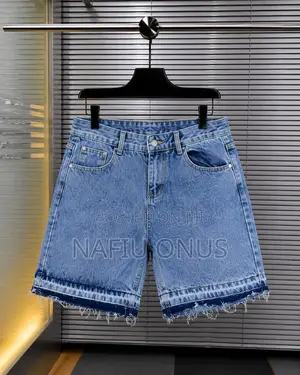Men’s Denim Short Jeans/ Lagos Island