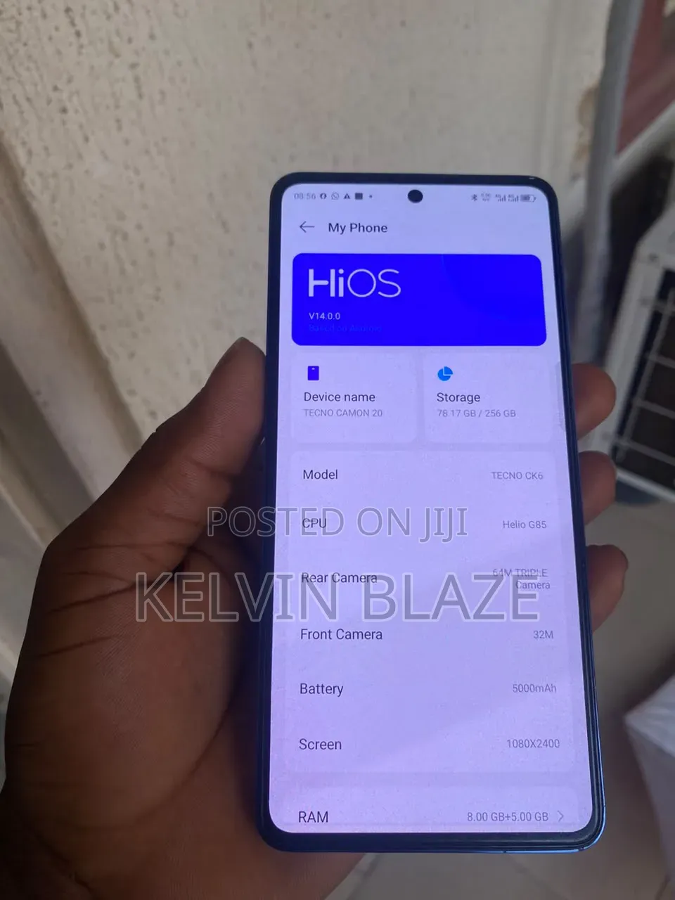 Tecno Camon 20 256 GB Black
