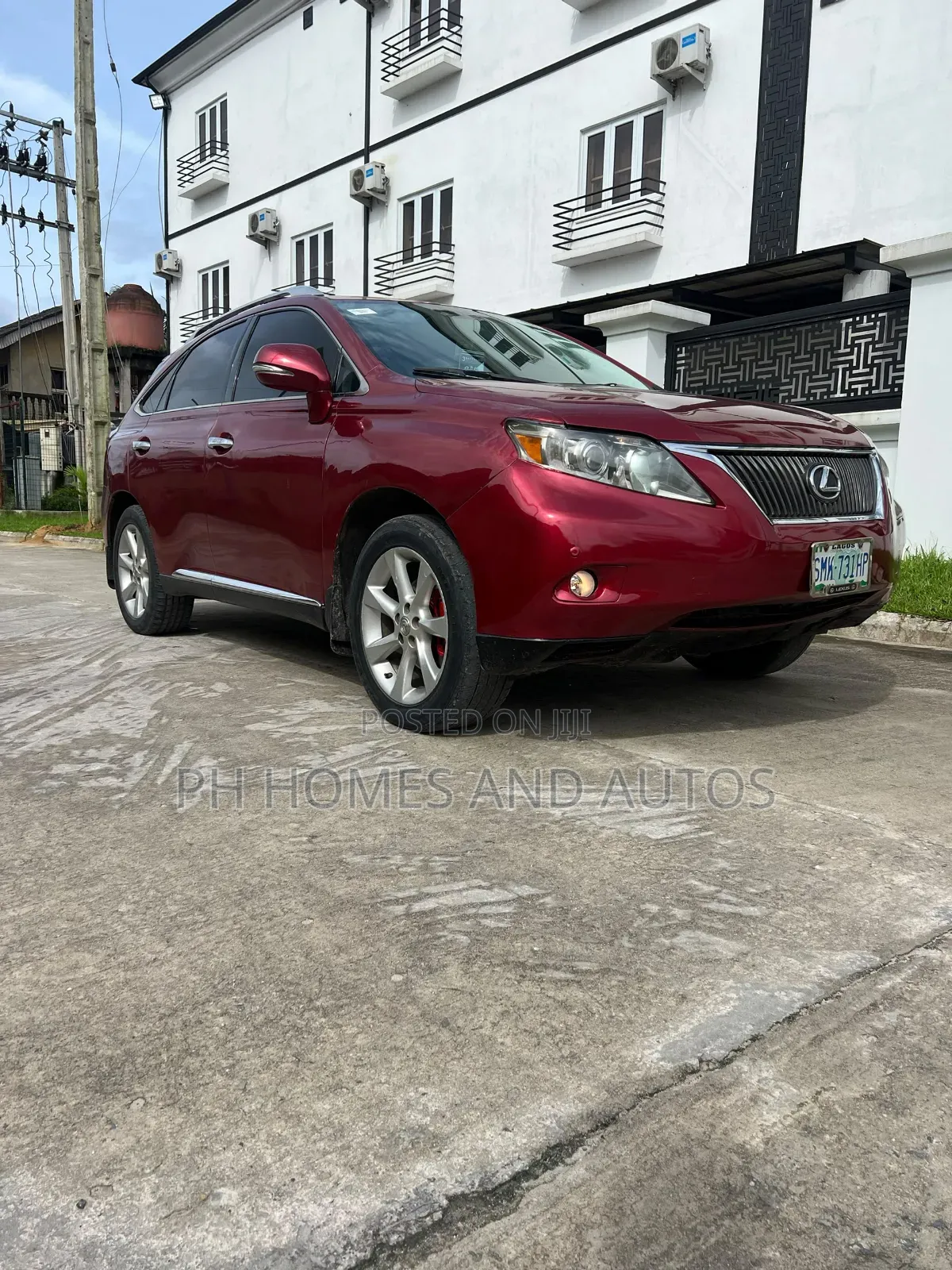 Lexus RX 2011 Red