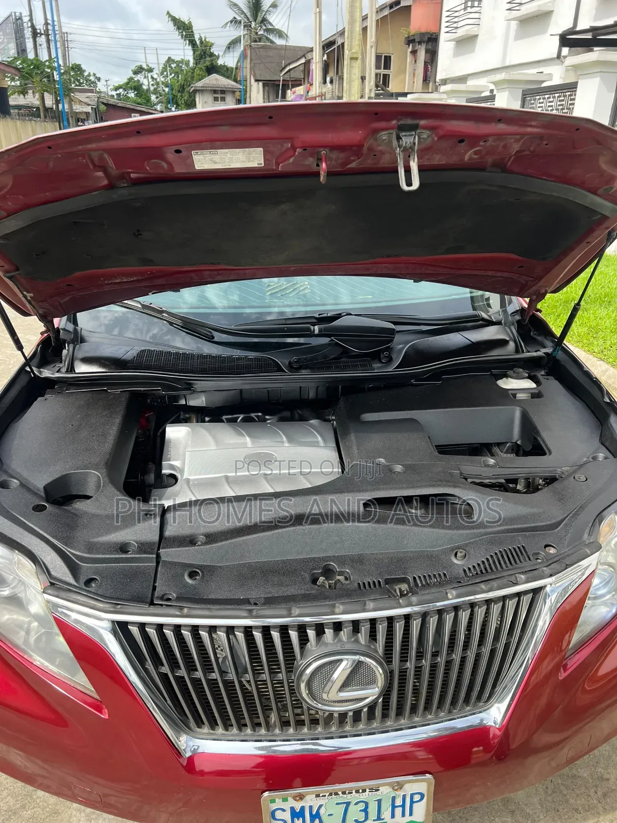 Lexus RX 2011 Red