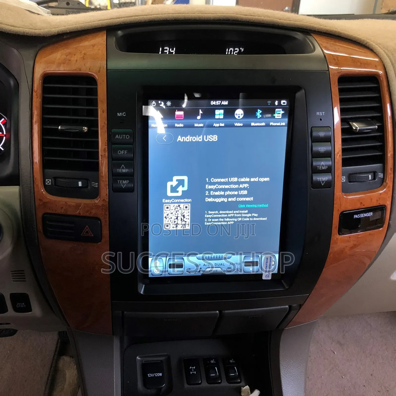 Lexus GX 470 Tesla Android Screen With Reverse Camera