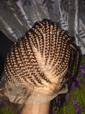 Brown Knotless Braided Lace Wig - Full Braids, Lace Front(NEW)