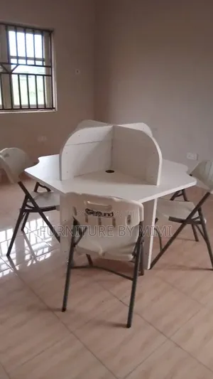 Premium 4-Seater Library Study Carrel CBT Desk – Heavy Duty