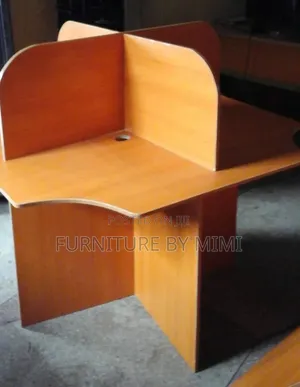 Premium 4-Seater Library Study Carrel CBT Desk – Heavy Duty