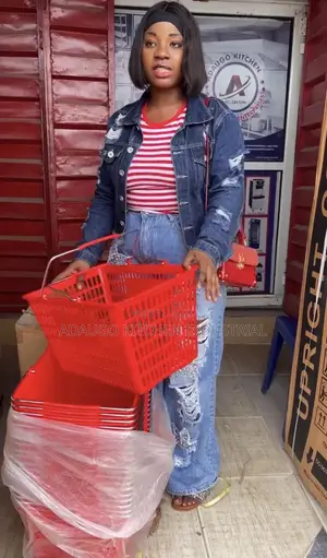 Supermarket Iron Hand Basket