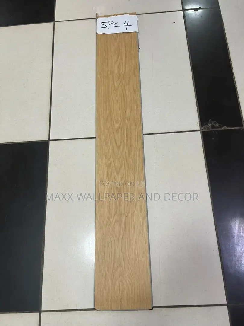 SPC Floor 6mm With Underlay Attached,Easy to Maintain