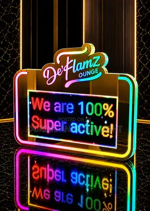 Digital Display Board Gold Design