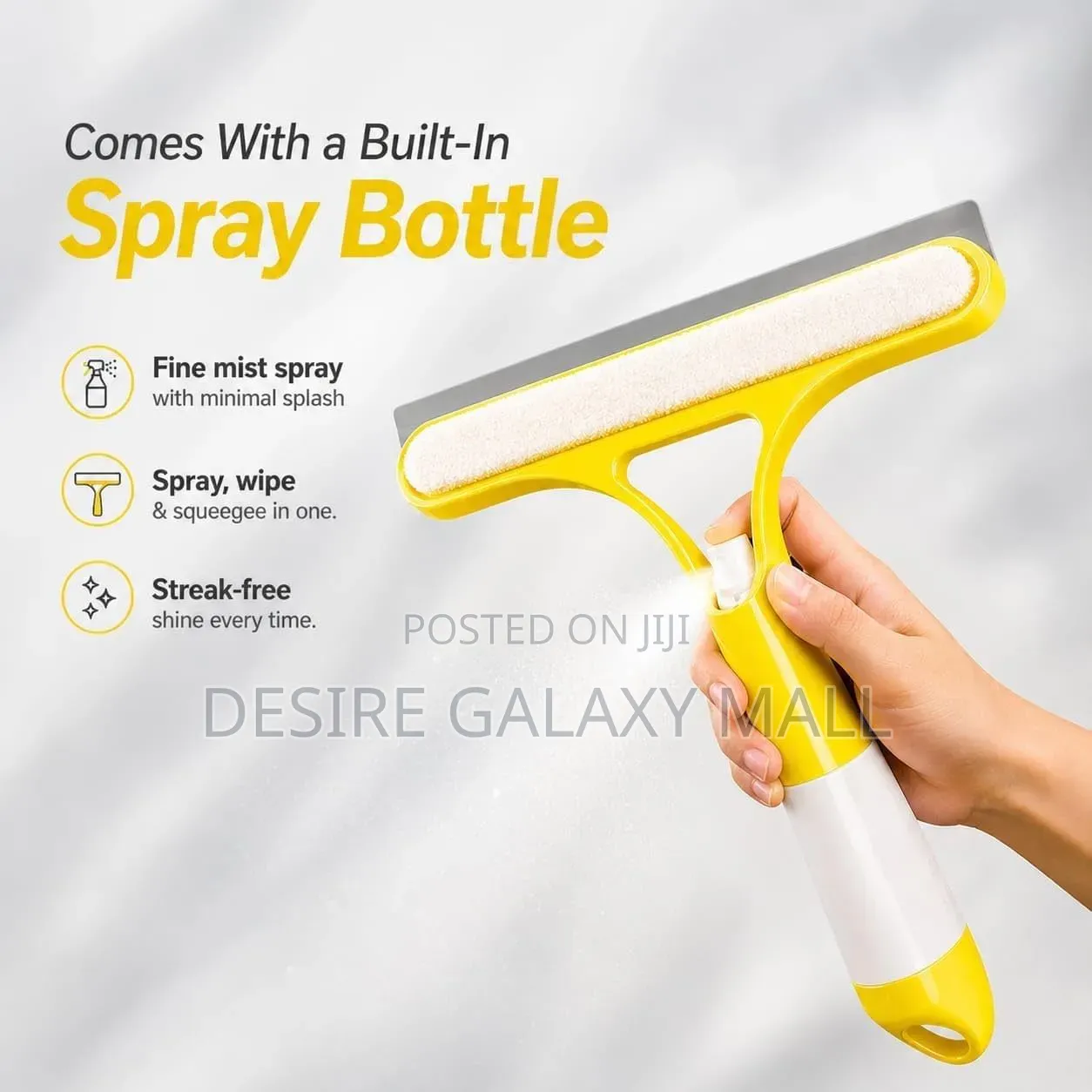 XVIP PREMIUM QUALITY 3-in-1 Window Cleaning Squeegee