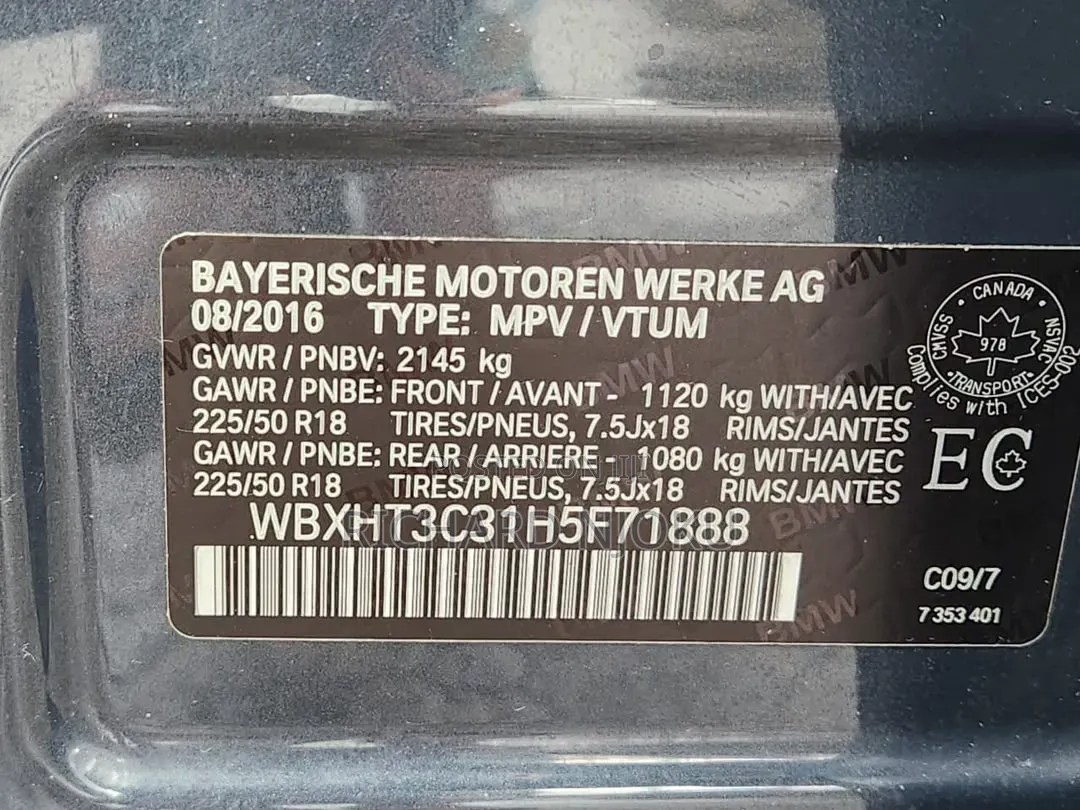 BMW X1 2017 Blue