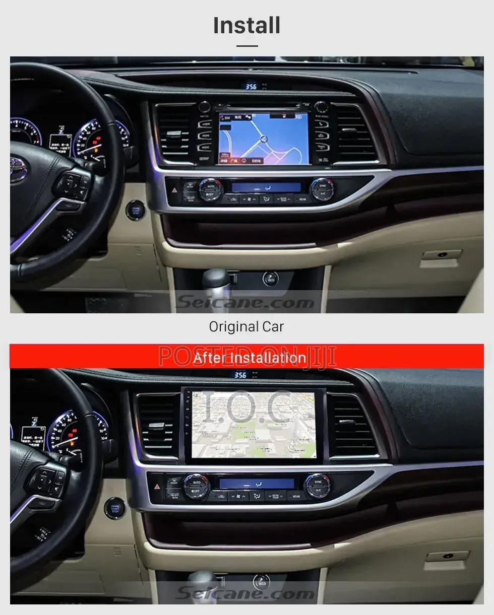 Android Screen for Toyota Highlander 2015,2016,2017,2018