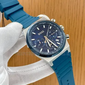 Original Quality Boss Silver Rubber Steel Wristwatches