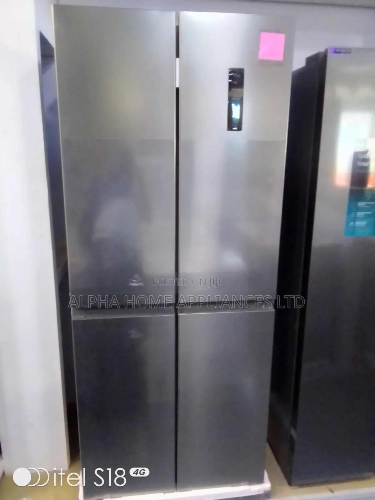 LG Side-by-Side Refrigerator 434L Silver Colour