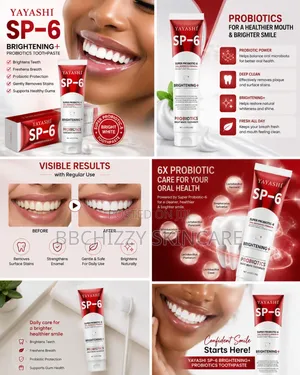 Sp6 Yayashi Whitening Toothpaste