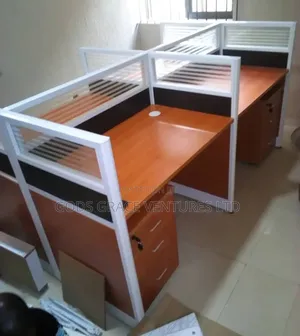 4 Seater Workstation Imported