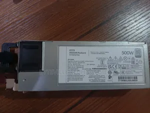 New HPE 500W 80 PLUS Platinum Hot Plug Power Supply (865408-B21)