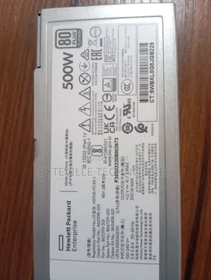 New HPE 500W 80 PLUS Platinum Hot Plug Power Supply (865408-B21)