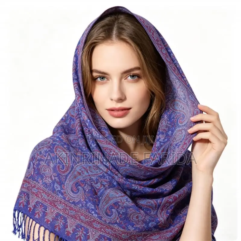 Quality Damask Pashmina Scarf