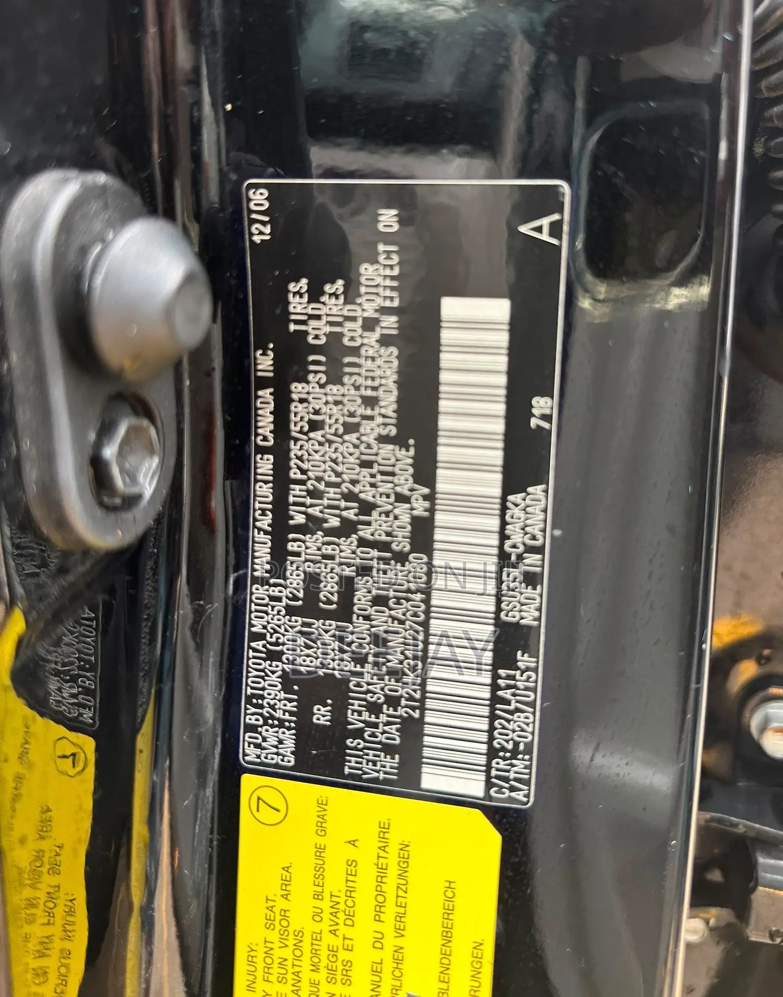Lexus RX 2007 Black
