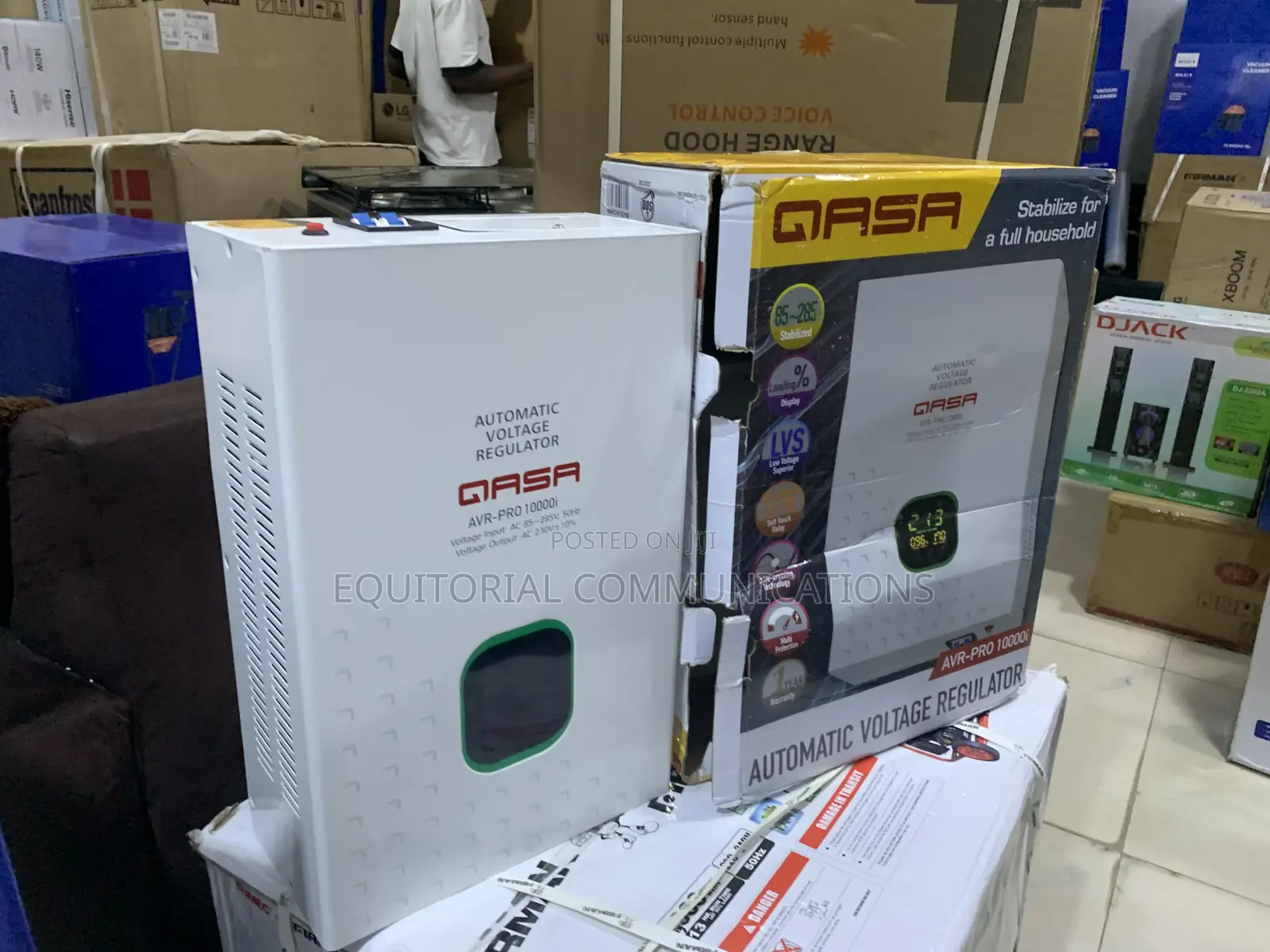 QASA 10000Watt AVR-PRO 10000i Digital Voltage Stabilizer