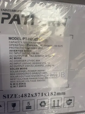 PATTERN 3.2kva Hybrid Inverter