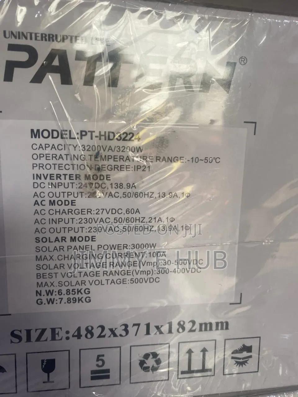 PATTERN 3.2kva Hybrid Inverter