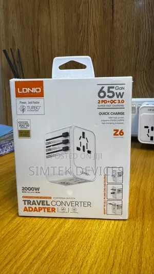LDNIO 65W Gan Super Fast Charging Travel Converter Adapter