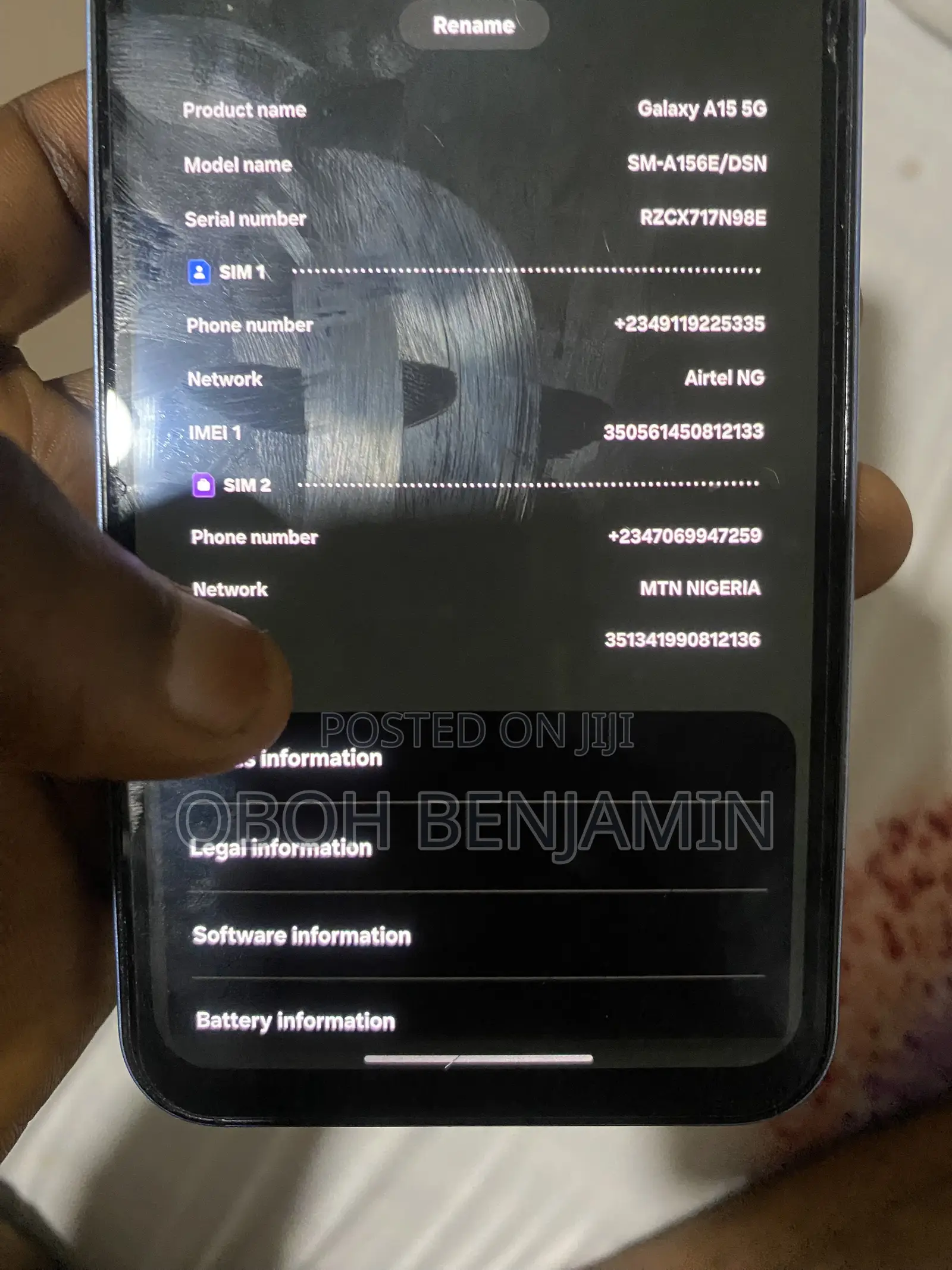 Samsung Galaxy A15 5G 128 GB Blue