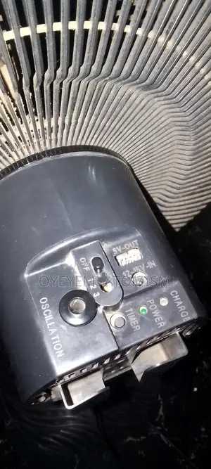 Rechargeable OX Solar Fan With Solar Panel