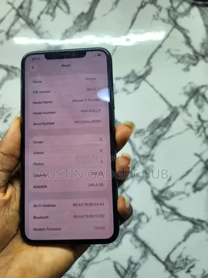 Apple iPhone 11 Pro Max 256 GB Black