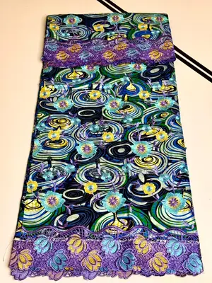 6yards Ankara Lace Material