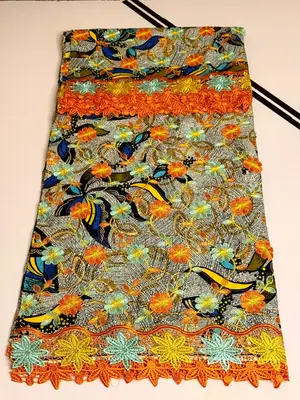 6yards Ankara Lace Material