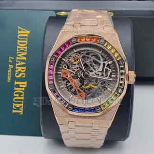 Audemars Piguet Skeleton Face Automatic Rainbow Stone