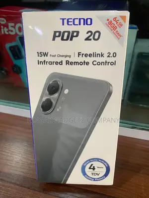 New Tecno Pop 20 64 GB Black