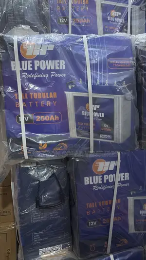 12v 250Ah Blue Power Tubular Solar Battery