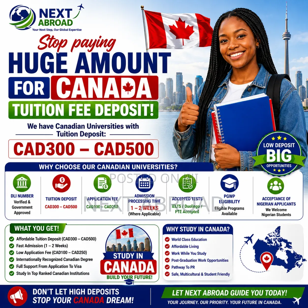 Canada Study Visa Package